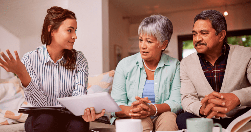 pessoas falando sobre análise de previdência